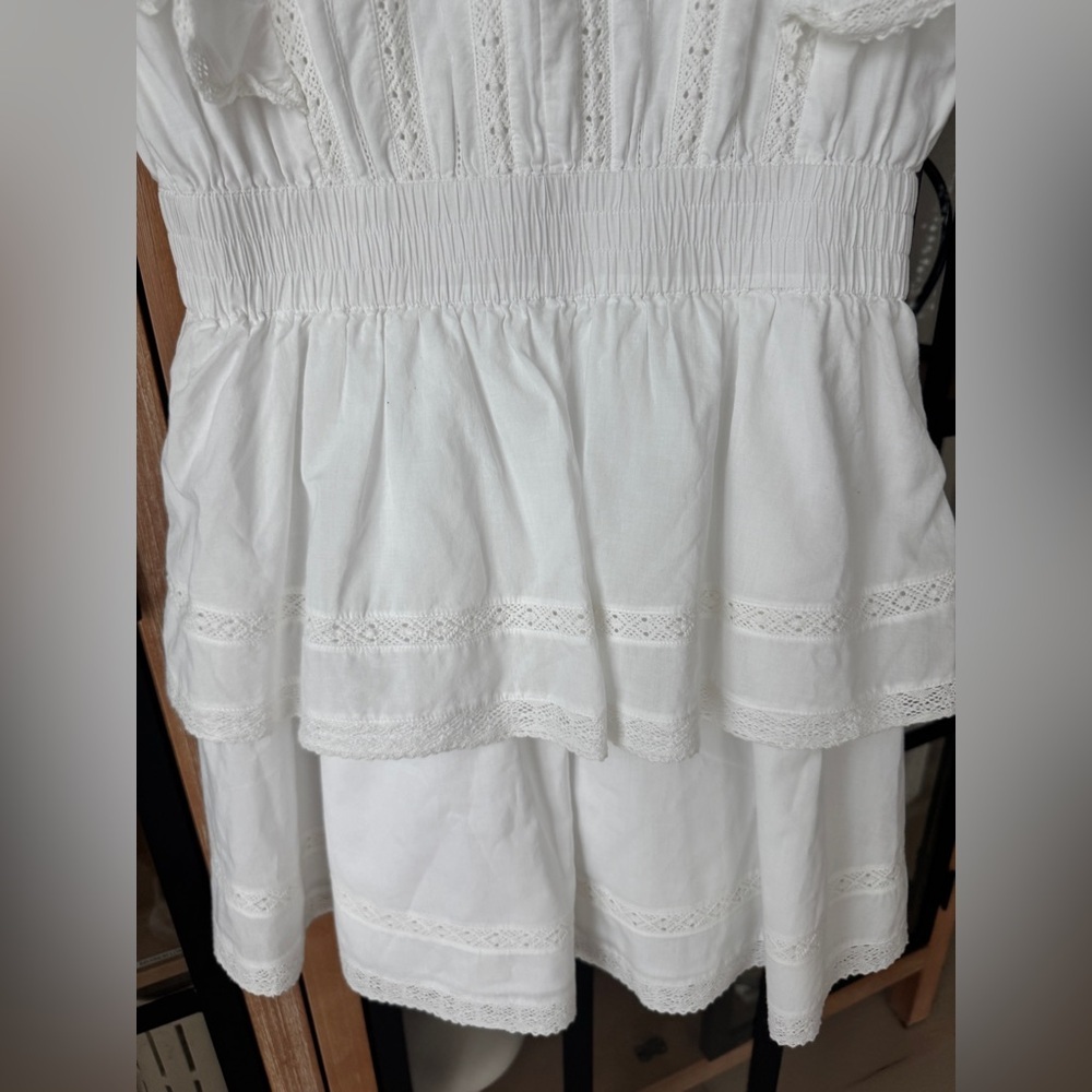 Chelsea & Violet White Ruffled Mini Dress - Picture 9 of 10